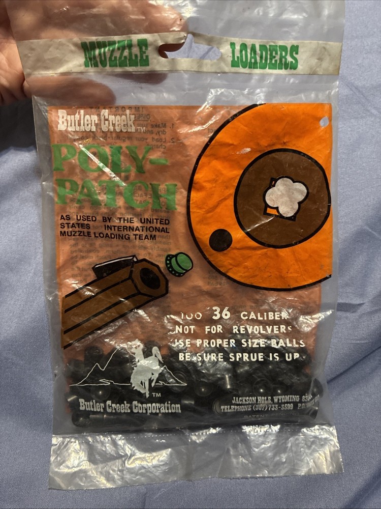 Butler Creek-.36 Caliber-Poly-Patch - NOS