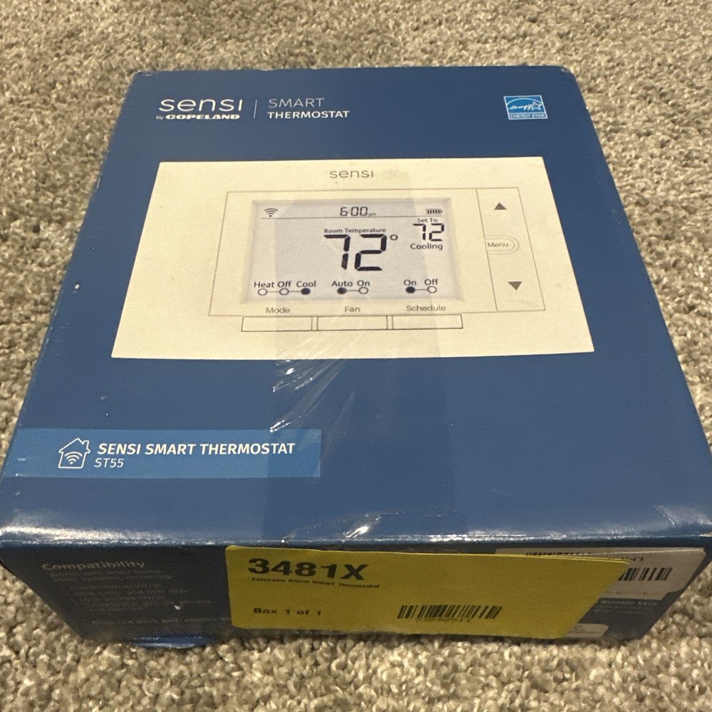 Emerson Sensi Smart Programmable Thermostat - White (ST55)