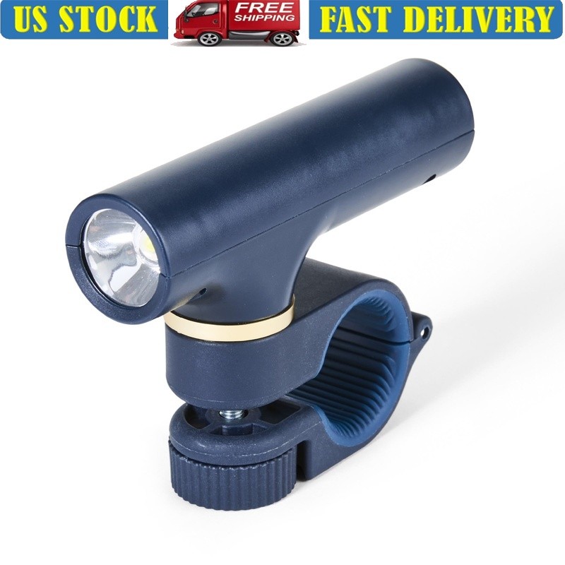 LED Mobility Safety Flashlight Rechargeable 3 Modes Swivel Mount Personal Device