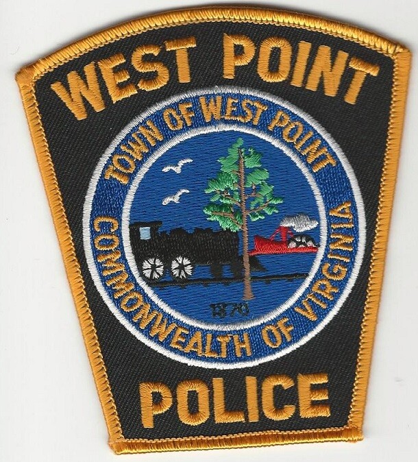West Point Police State Virginia VA Neat Train patch
