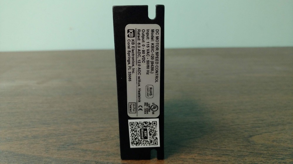 KBIC-120 (9429) DC MOTOR CONTROL,CHASSIS MOUNT