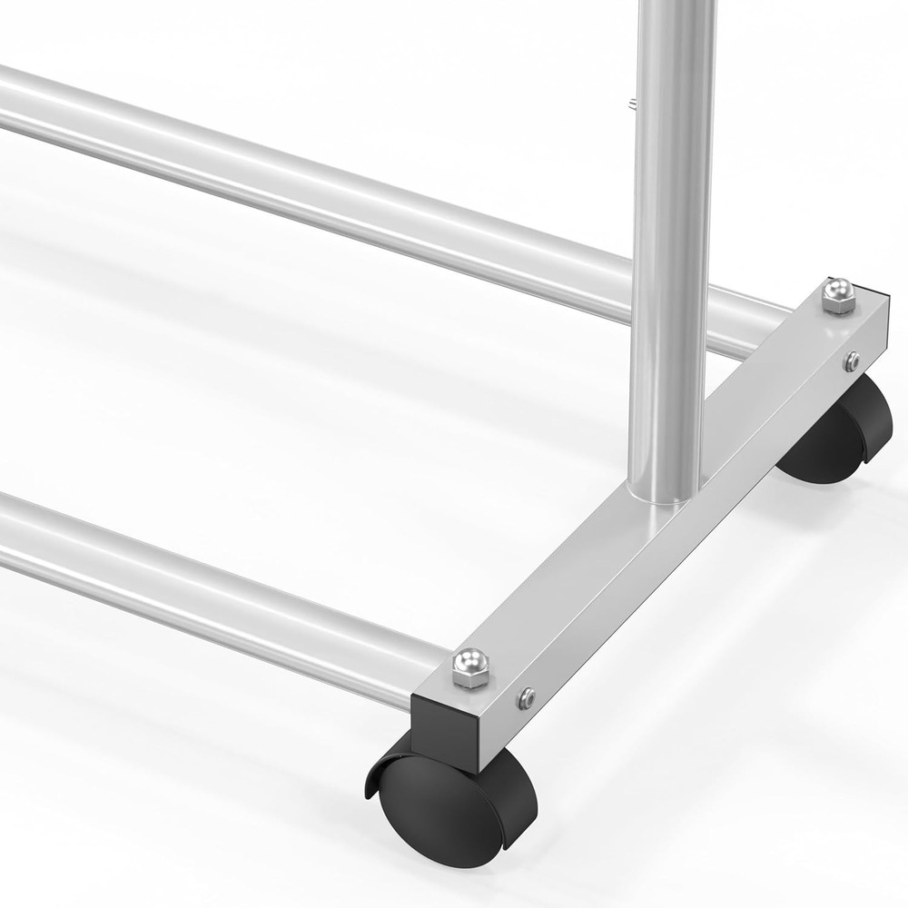 Adjustable Workspace Garment Rack - Elegant 30" to 48" Extendable Design