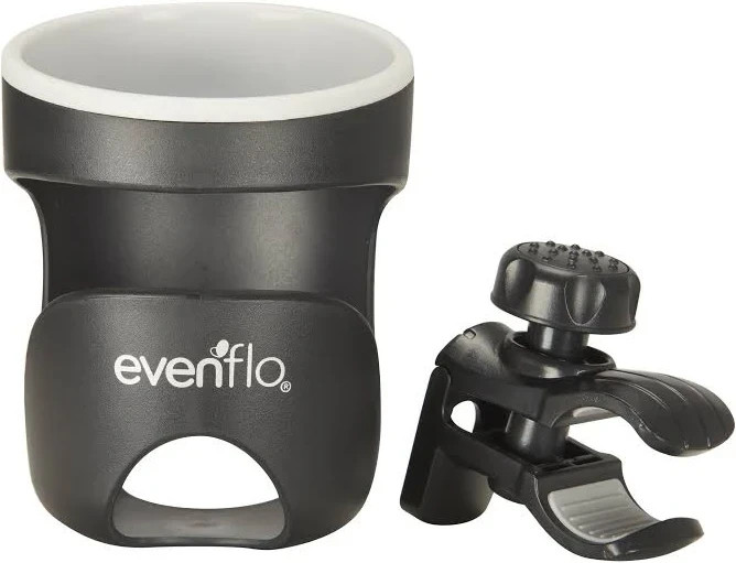 Evenflo Universal Cup Holder for Strollers Shopping Carts Beach Chairs & More