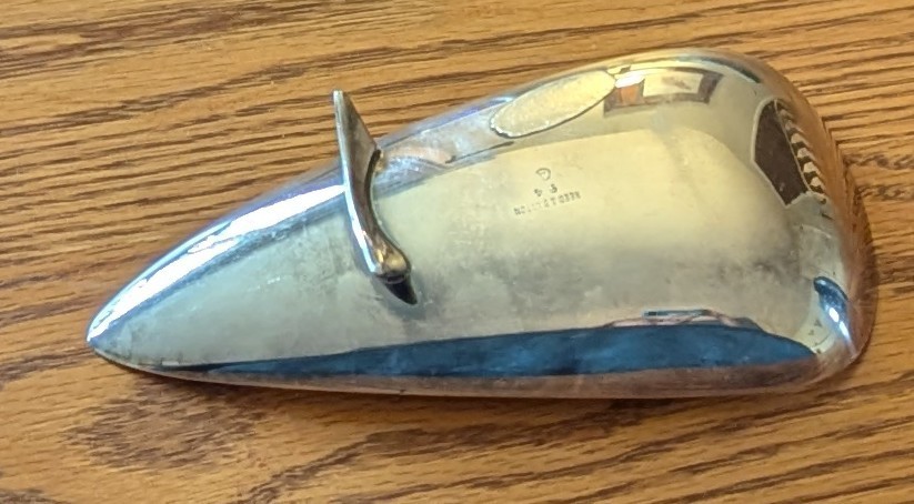 Vintage Reed & Barton #94 Silver Plated Teardrop 7" Dish Candy Nut Bowl MCM