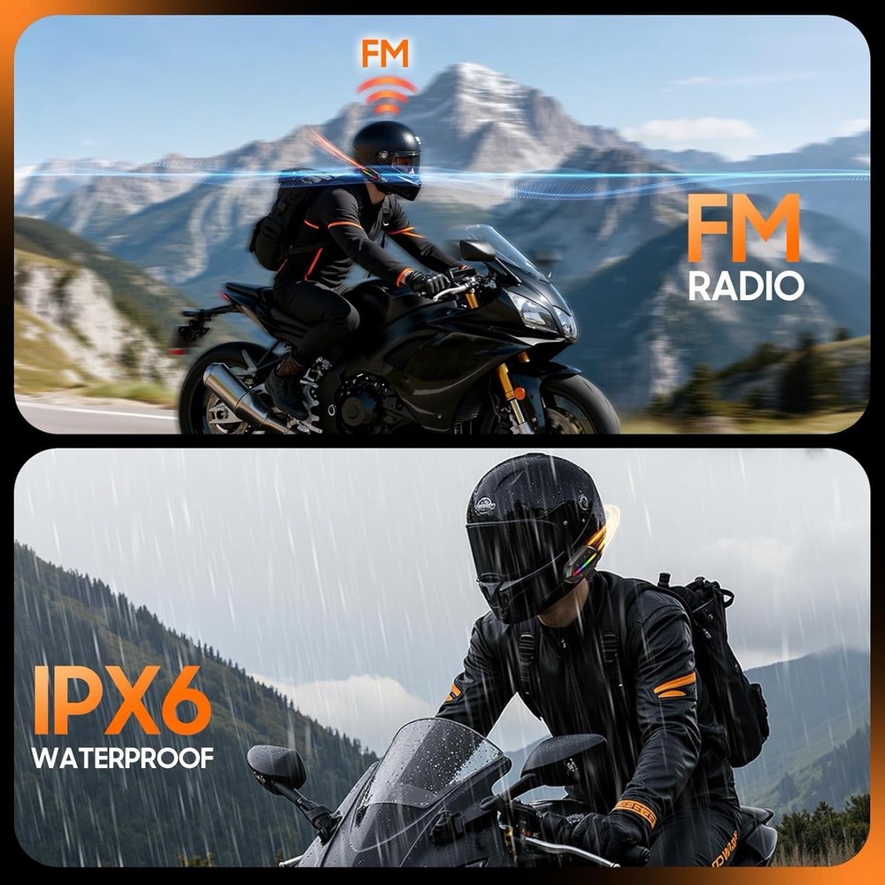 Motorcycle Bluetooth Headset