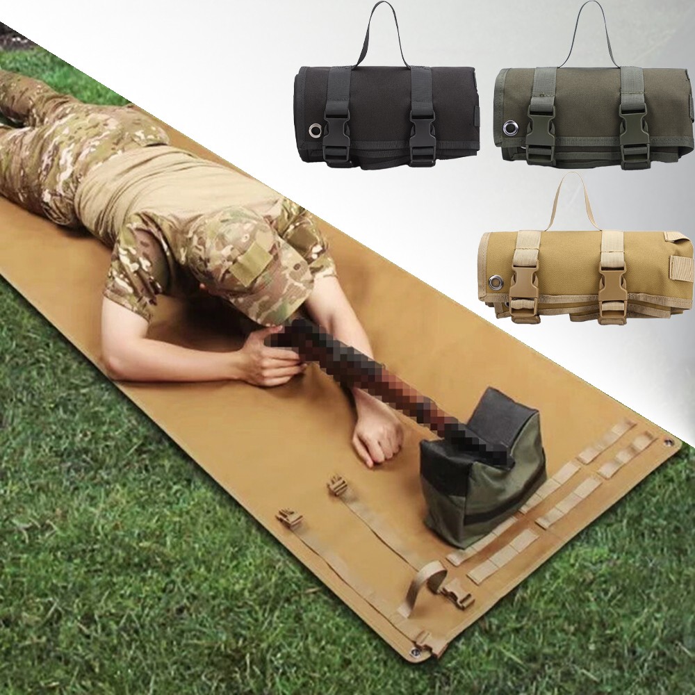 Military-style Foldable Shooting Mats Non-Slip Portable for Range Gear Training