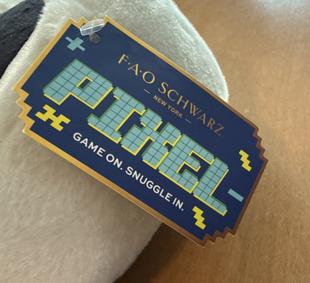 FAO Schwarz Pixel Retro Controller Toy Plush 11"