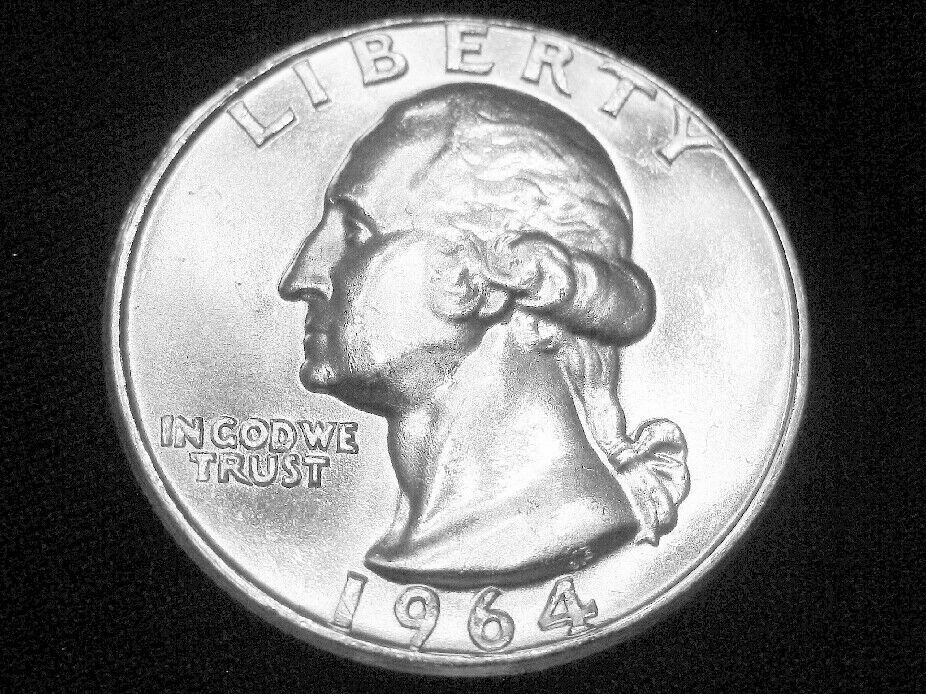 1964 Washington Quarter --- Gem Uncirculated