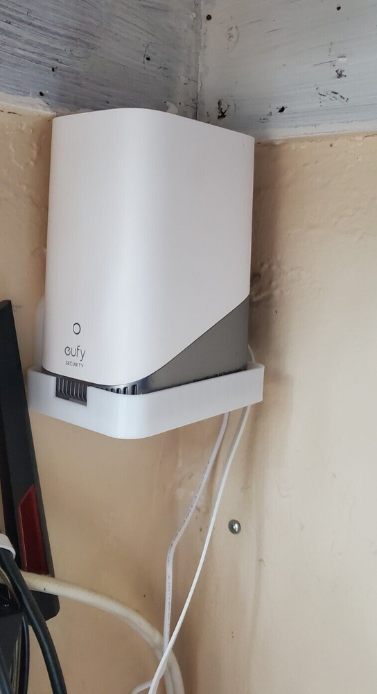 Eufy Security HomeBase 3 S380 Wall Mount Base Holder 3D Printed