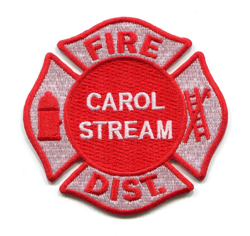 Carol Stream Fire District Patch Illinois IL