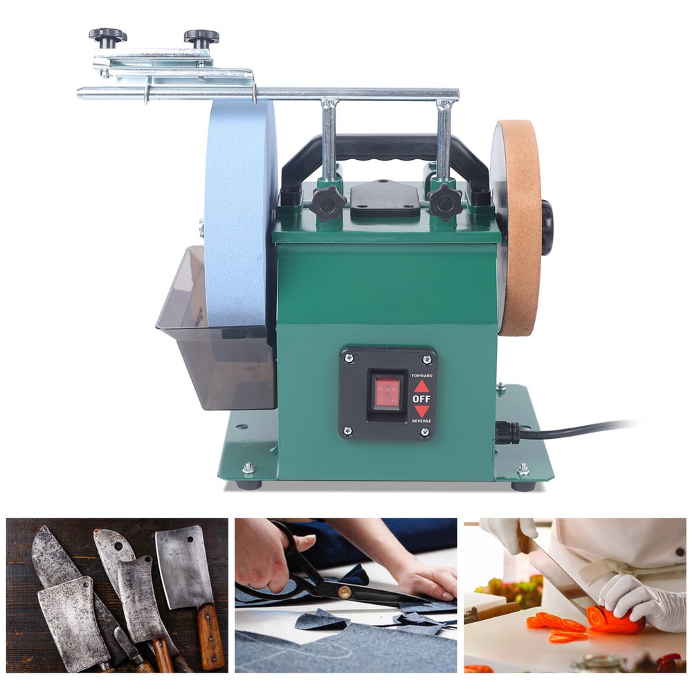 Blade Sharpening Machine 10 inch Two-Direction Water Cooled Wet &Dry Sharpener