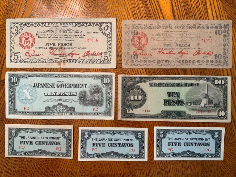 Vintage Banknote lot from Philippines