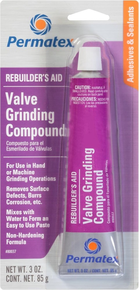 White Valve Grinding Compound - 3 oz. Automotive Grinding Paste