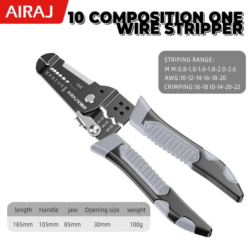 Wire Stripper Tools - Multifunctional Plier Crimper Cable Cutter stripper DIY
