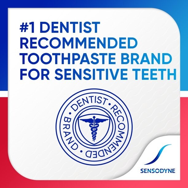 Sensodyne Sensitivity & Gum Sensitive Toothpaste,Removing Plaque Bacteria,3.4 Oz