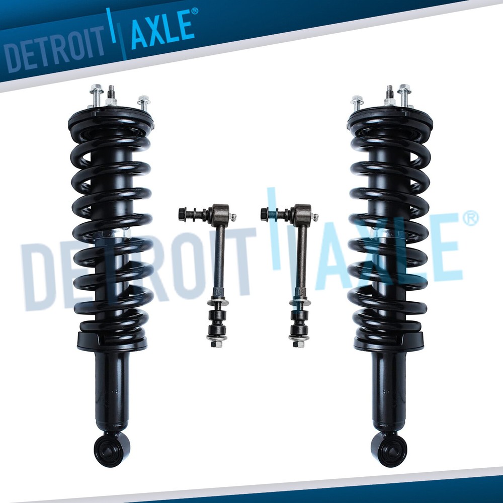 Front Struts w/ Coil Spring Assembly + Sway Bars for 2001-2007 Toyota Sequoia