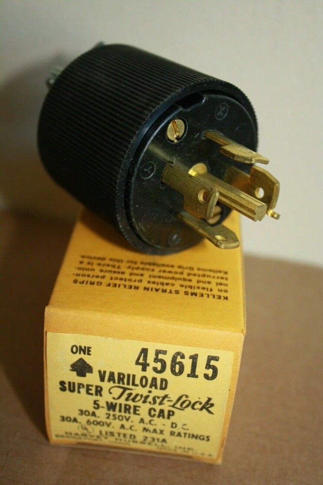 HUBBELL 45615 TWIST LOCK PLUG