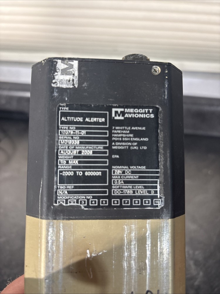 MEGGITT ALTITUDE ALERTER