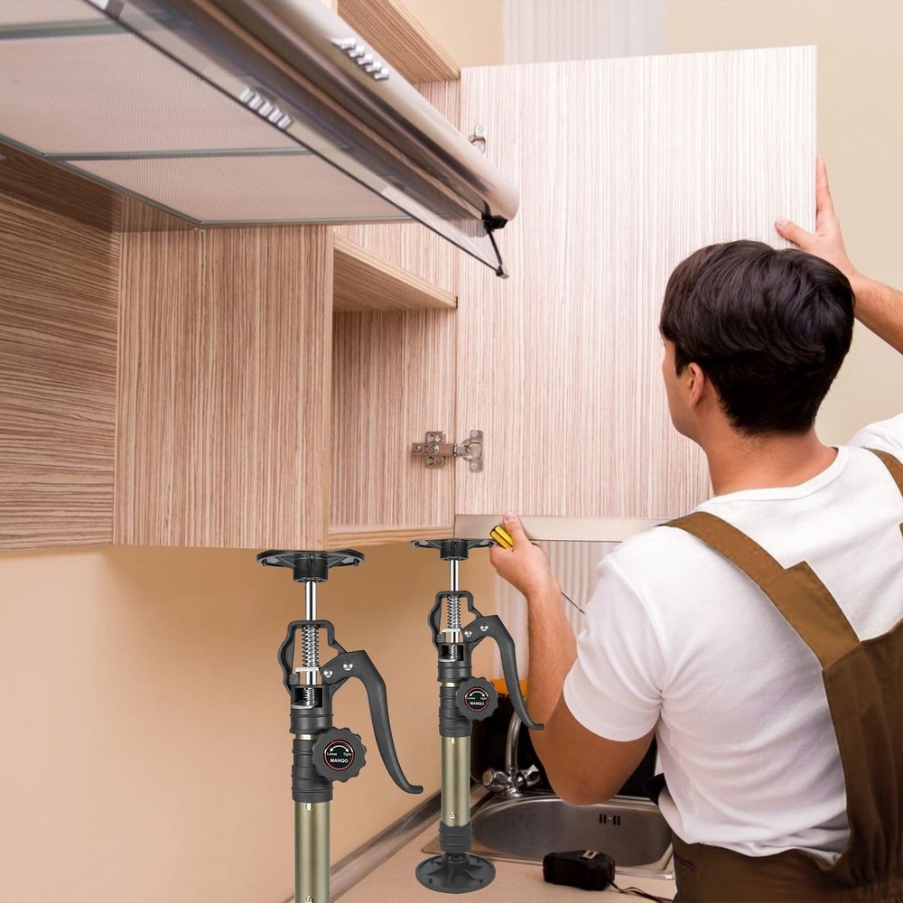 Cabinet Jacks for Installing Cabinet 3rd Hand Support System Adjustable Suppo...