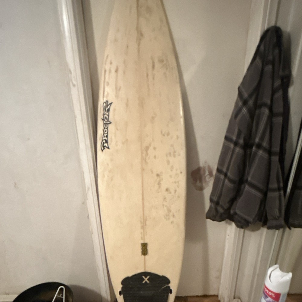 Proctor Shortboard Surfboard White High Performance Board