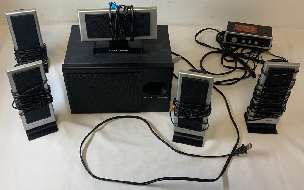 ALTEC LANSING computer speaker system ~ tested, works ~ VS-351