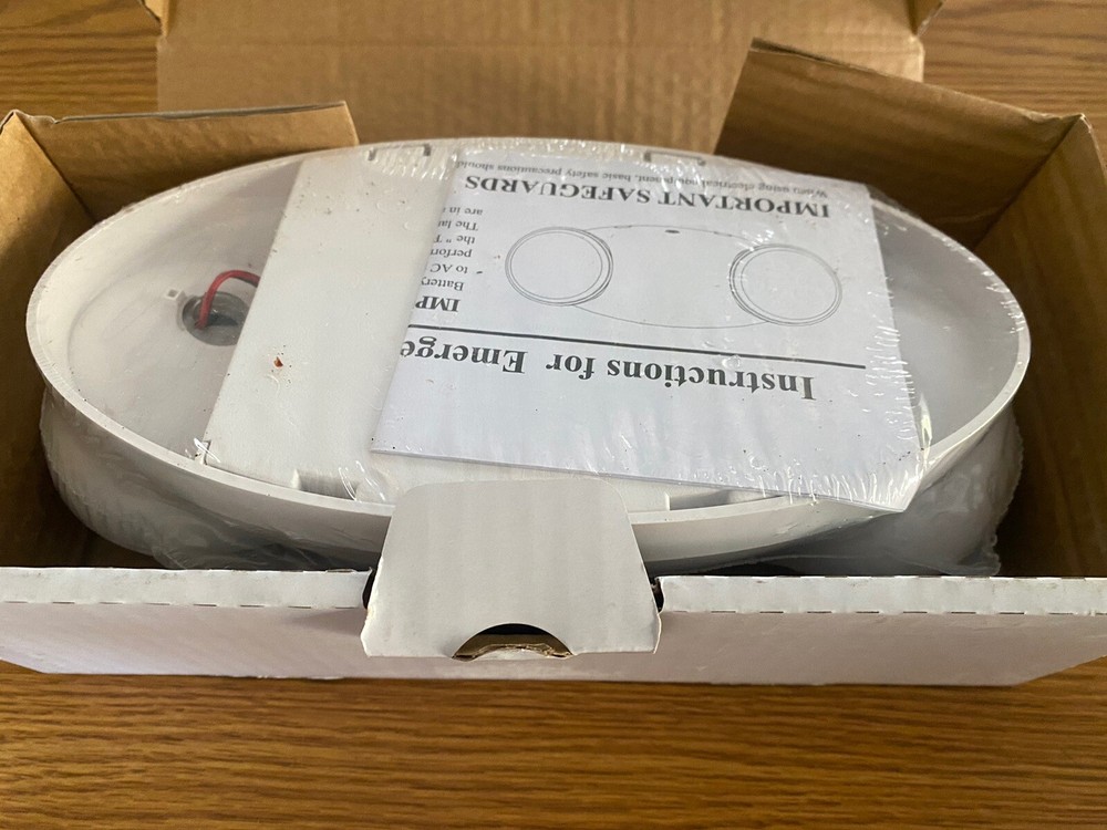 LED Emergency Exit Light Adjustable Dual Head Lamp with Battery Backup UL