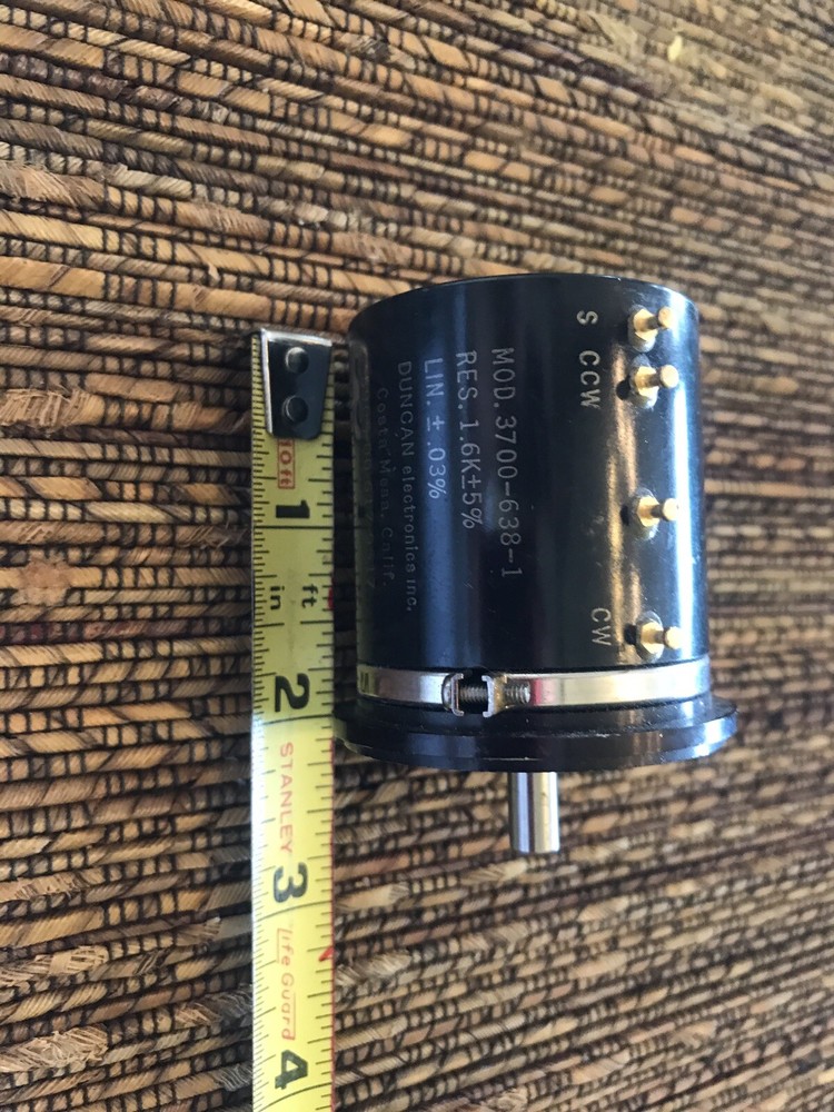 DUNCAN Variable Resistor 1.6k Ohm 5%