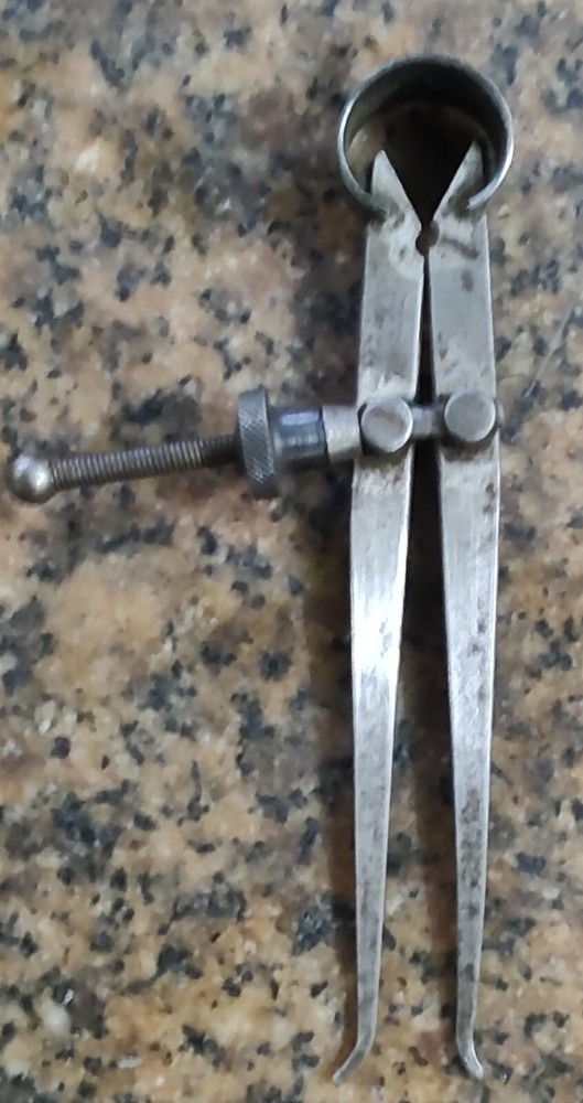 🗽 VINTAGE 4" ID CALIPER WITH QUICK NUT