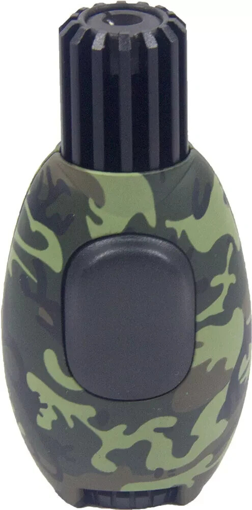 Single Jet Torch Lighter Adjustable Windproof Butane Refillable Camo Color
