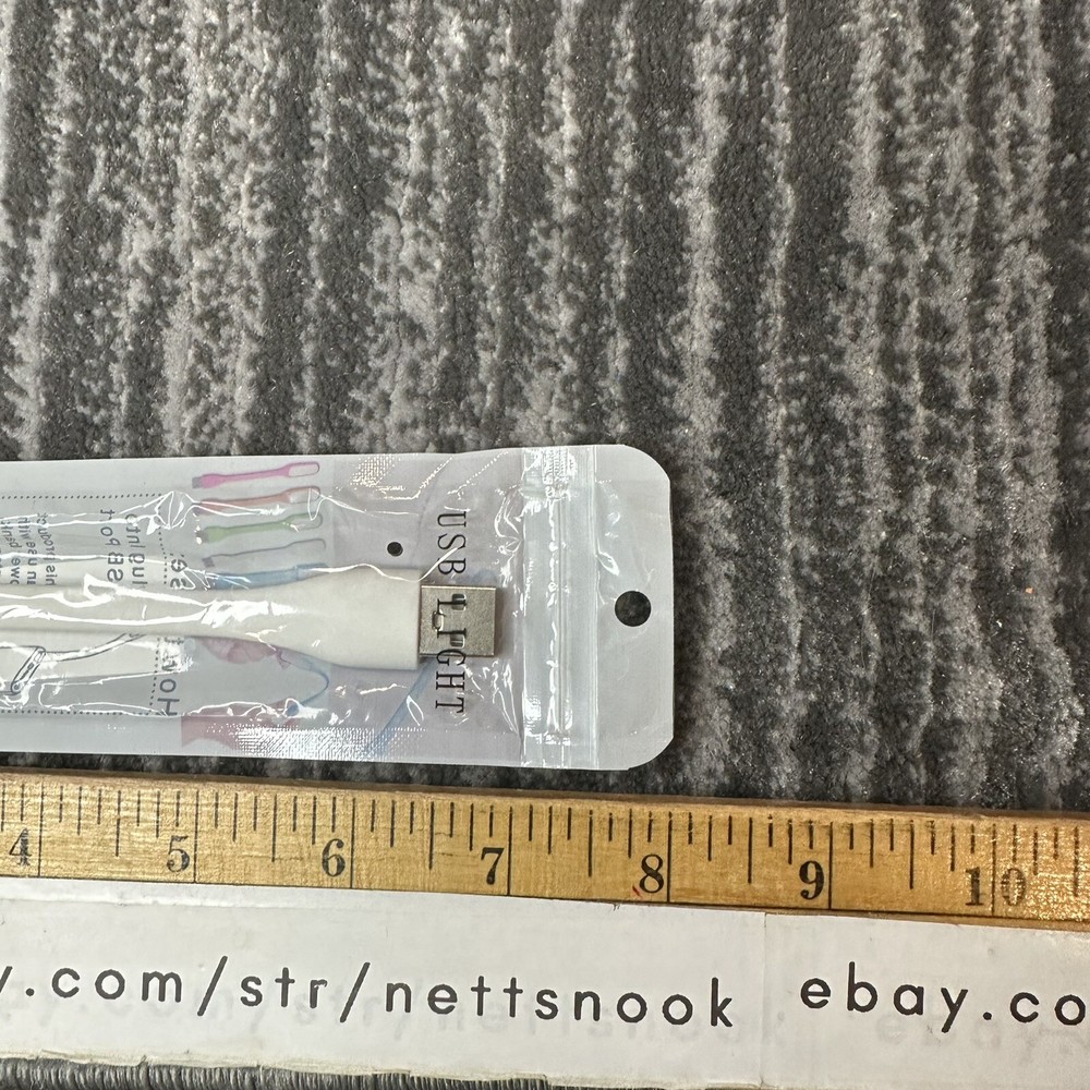 Flexible USB LED Light Lamp White Computer Study Reading Notebook Laptop PC New