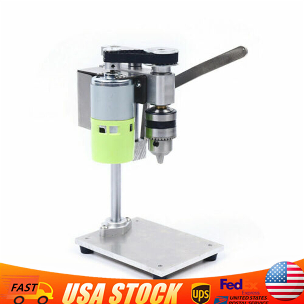 Mini Drill Press Bench Small electric Drill Machine Work Bench Variable Speed