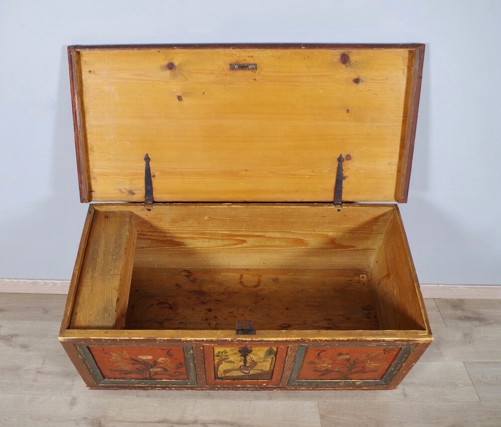 Folk Art Wedding Chest
