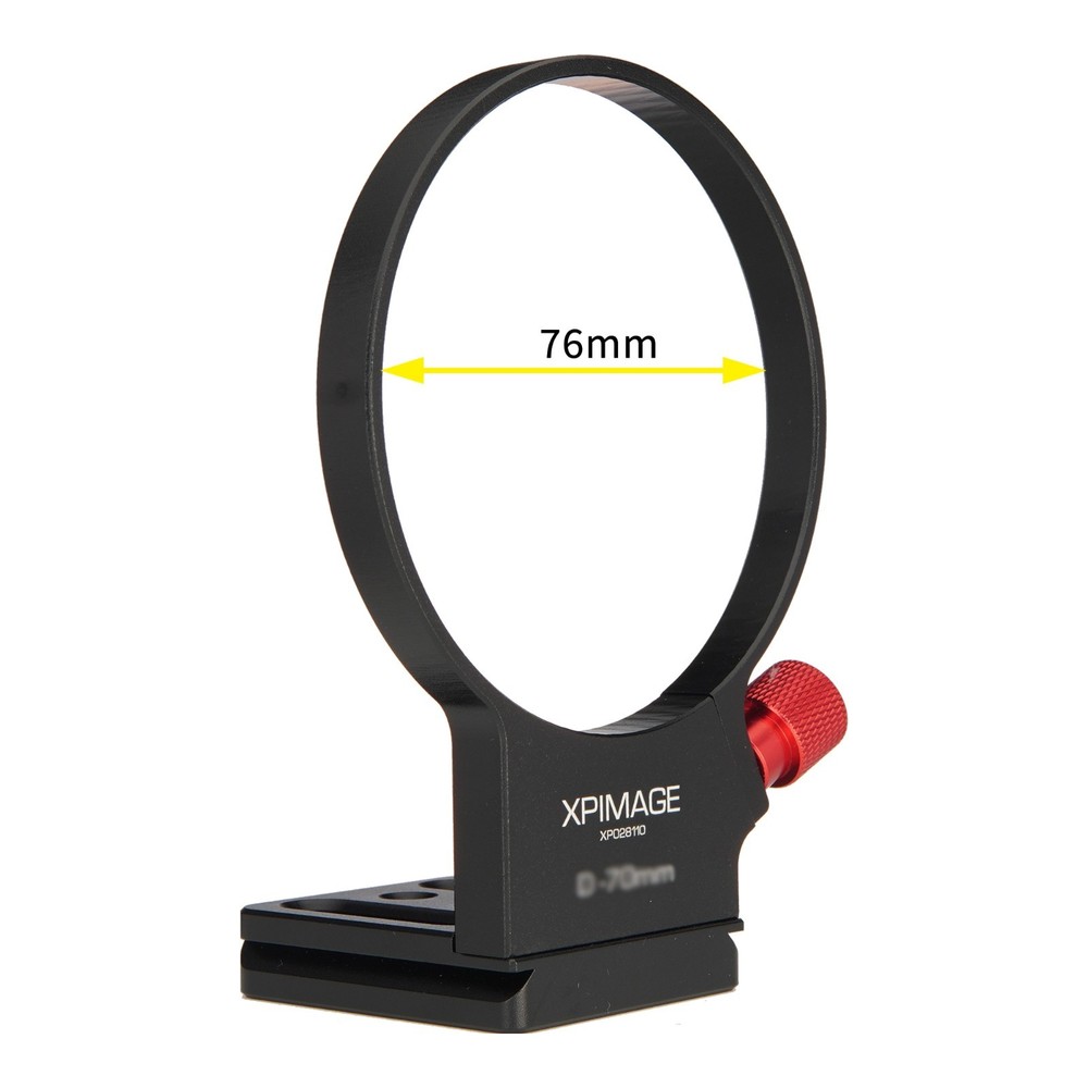 XPIMAGE Lens Collar Tripod Mount Ring Built-in Quick Release Plate(D76mm)