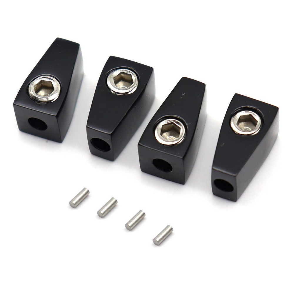 4 String Headless Bass Nut Single String Nut for 4 String Electric Bass Black