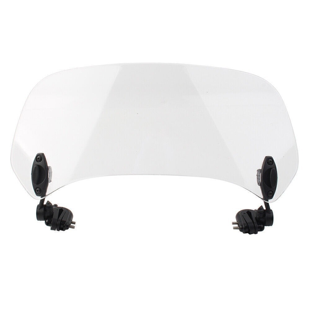 Motorcycle Adjustable Clip On Windshield Screen Extension Spoiler Wind Deflector