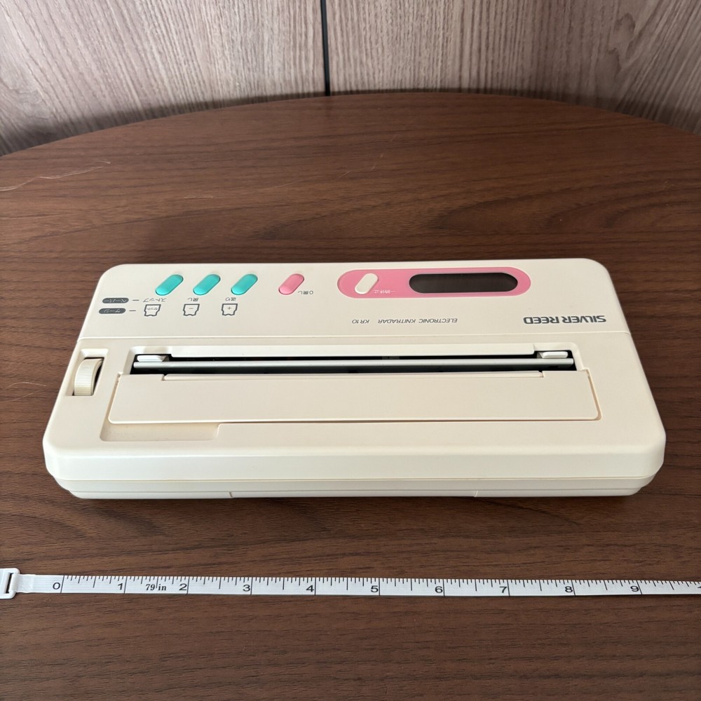 Silver Reed KR10 Microcontroller Knitting Machines with box Test Completed Used