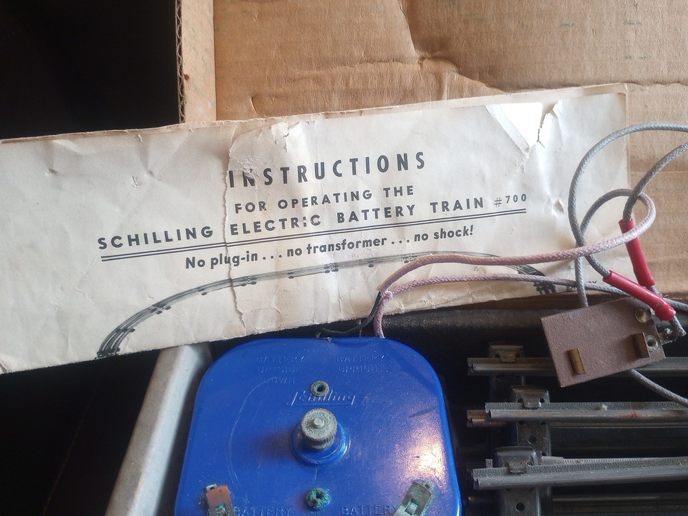 Schilling Electric Train Set Model #700 New Open Box As Is - Read Description