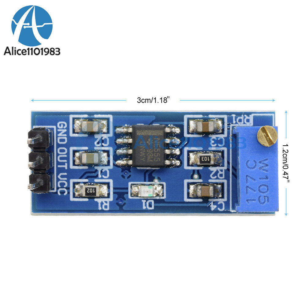 2/5/10PCS NE555 Adjustable Frequency Pulse Generator Module For Arduino Car