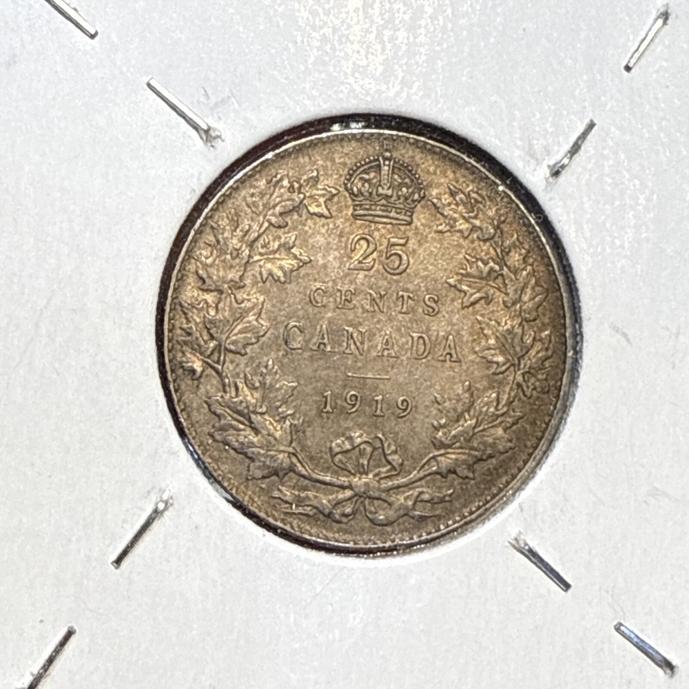 1919 Canada 25 Cents