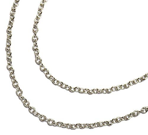 Nippon Chuko Necklace Chain, Silver, 150cm, Accessory
