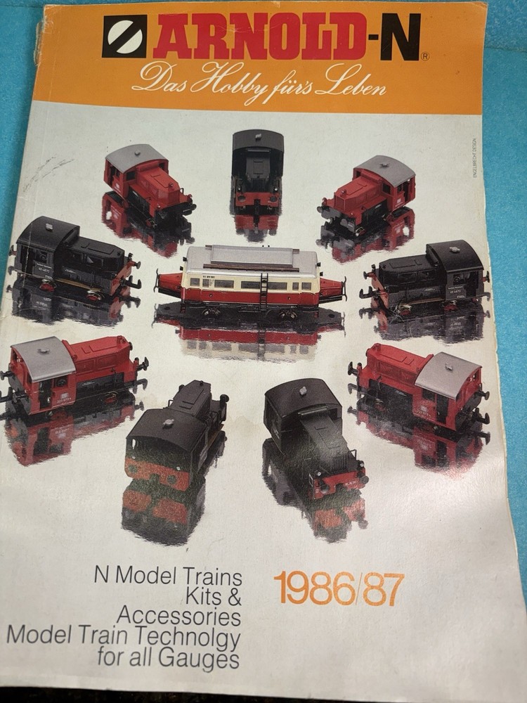 N Scale Arnold 1986/87 Reference And Price Guide Paperback