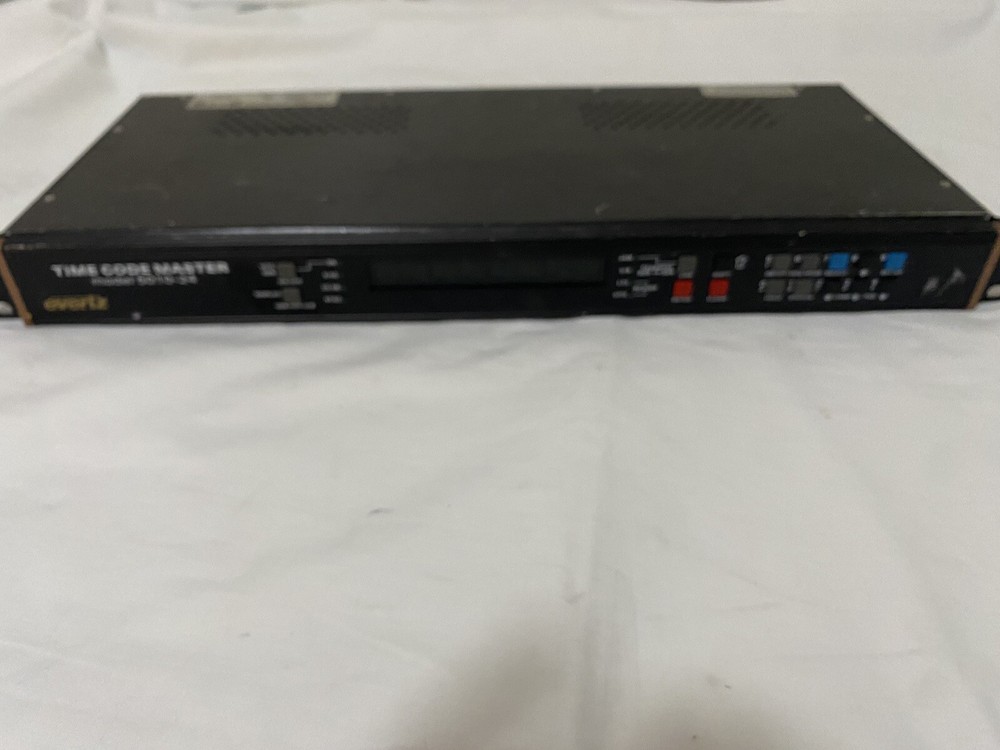 Evertz 5010-24Fps Time Code Master Generator/Reader Console