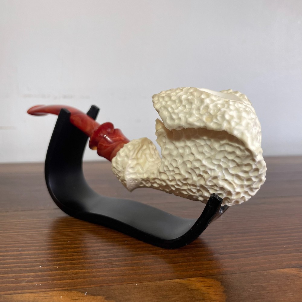 S.Yanik Meerschaum Pipe – Shell Design Freehand Pipe