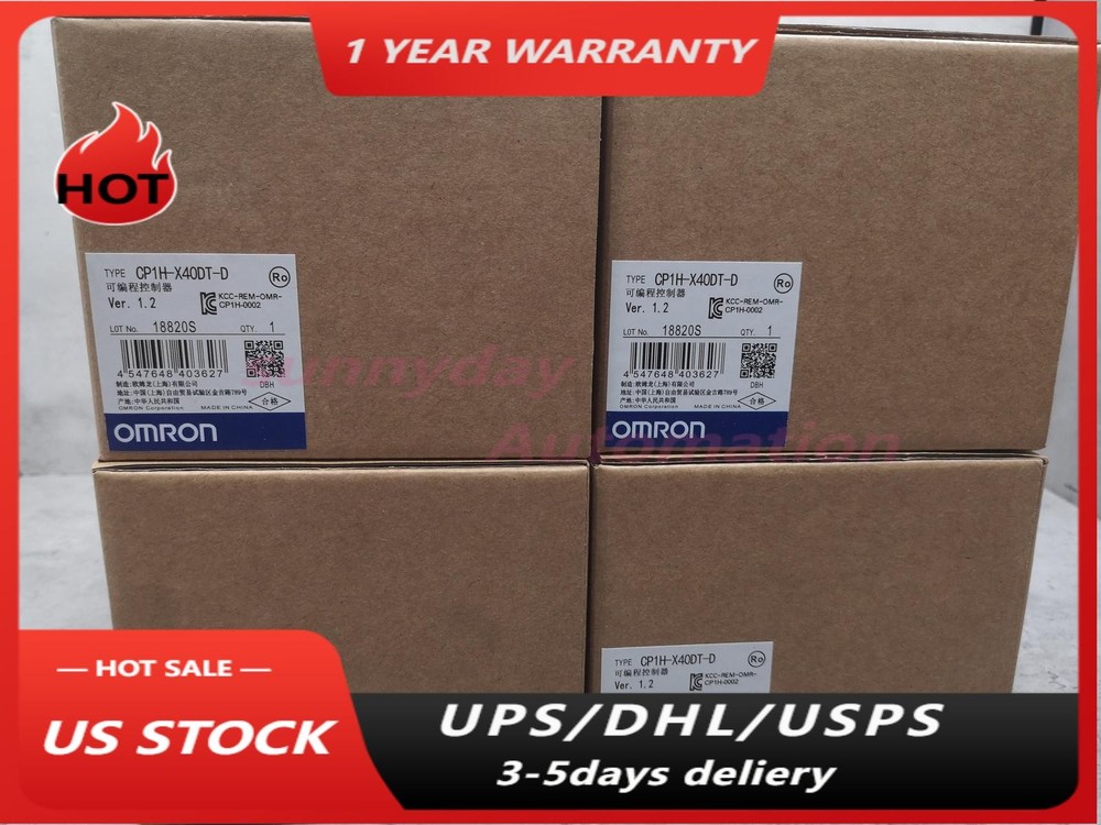 1PC Omron CP1H-X40DT-D PLC CP1HX40DTD New In Box Fast Shipping  US Free TAX