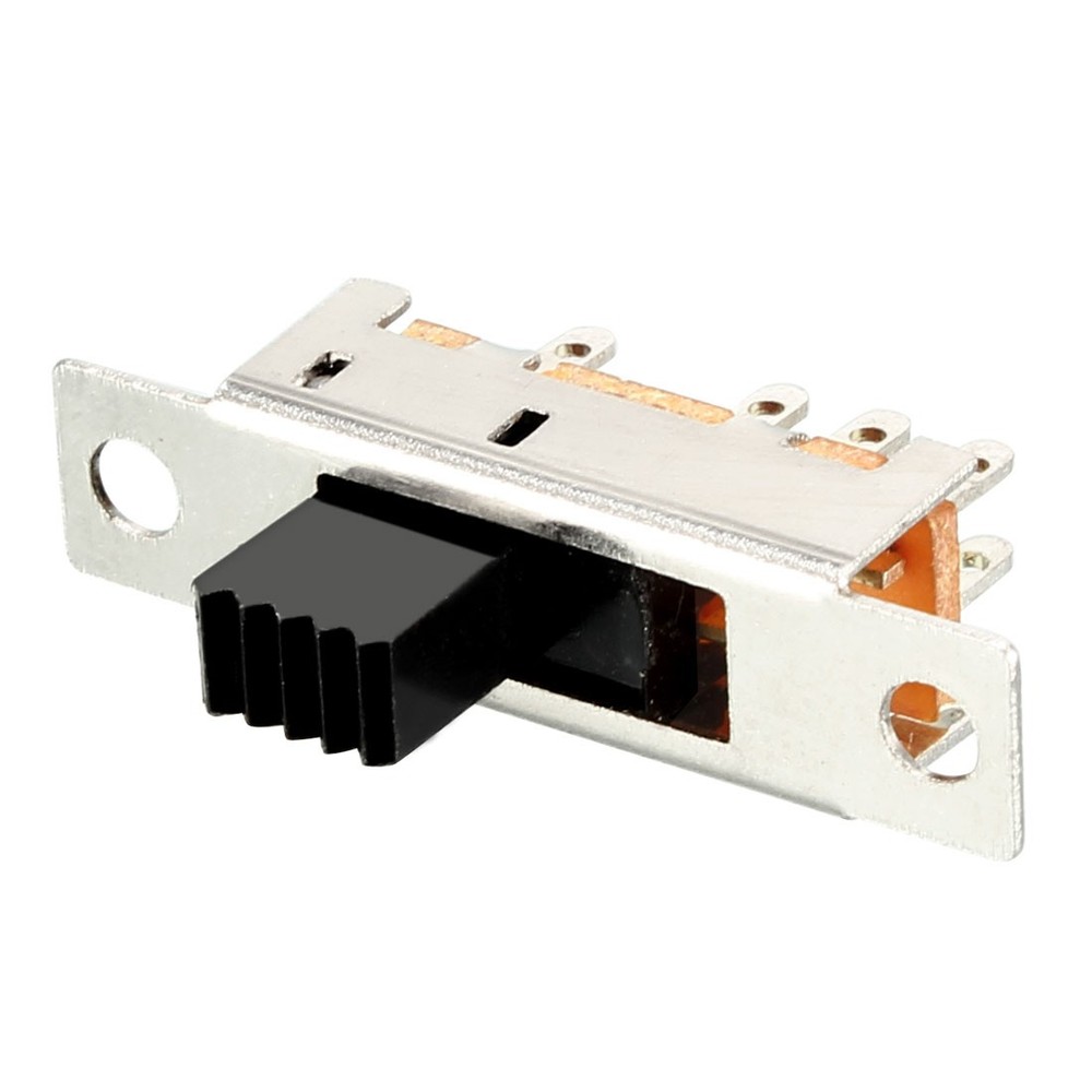 5pcs 3mm Vertical Slide Switch SPDT 8 Terminals PCB Panel Hitch