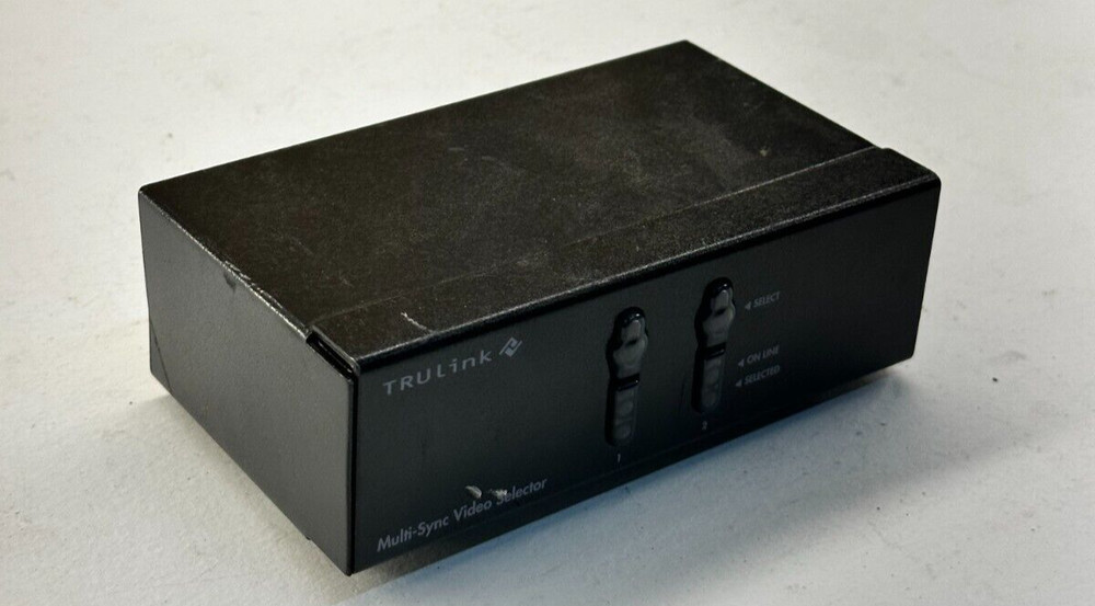 TRULINK VGA Switch 4-PORT Multi Sync Video Selector