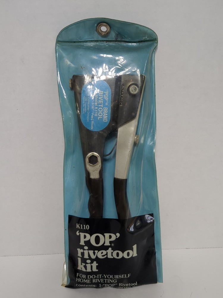 Vintage 1976 Emhart Pop Rivetool K110 POP Rivet Tool & Case Great Condition