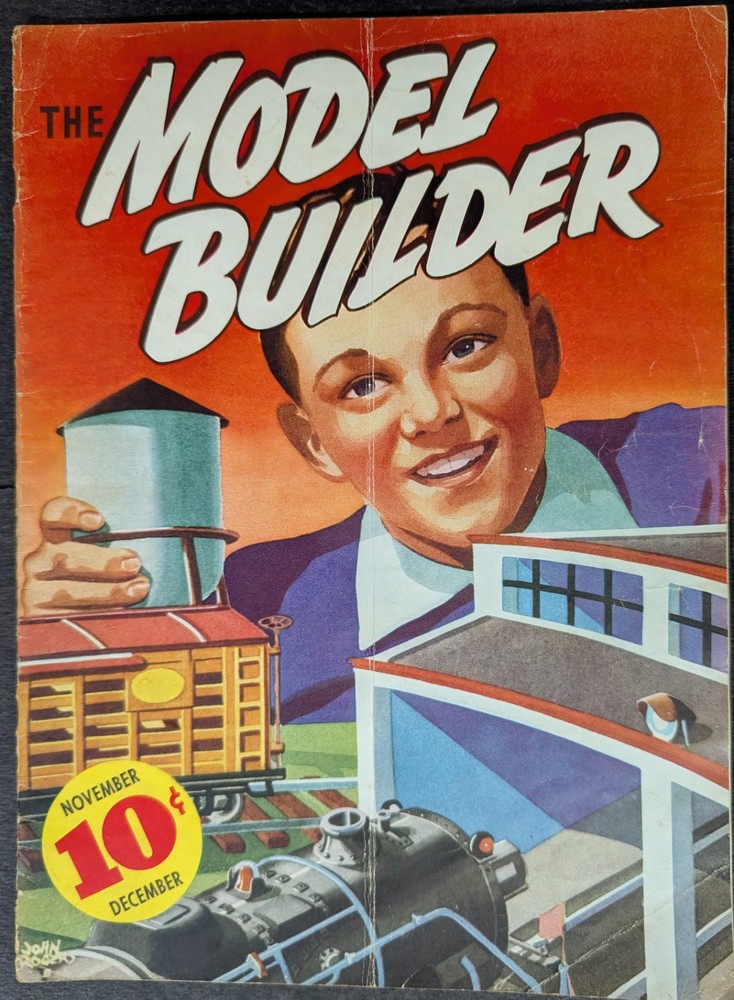 ***VINTAGE 1937 THE MODEL BUILDER MAGAZINE***