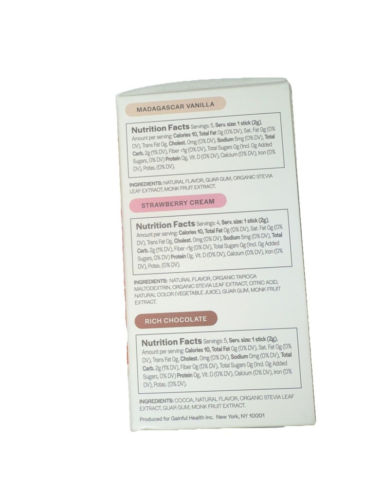 Gainful Flavor Packets 14 Packets Exp 8/26 new