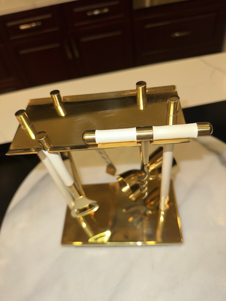 Vintage Brass Barware Tools Accessories